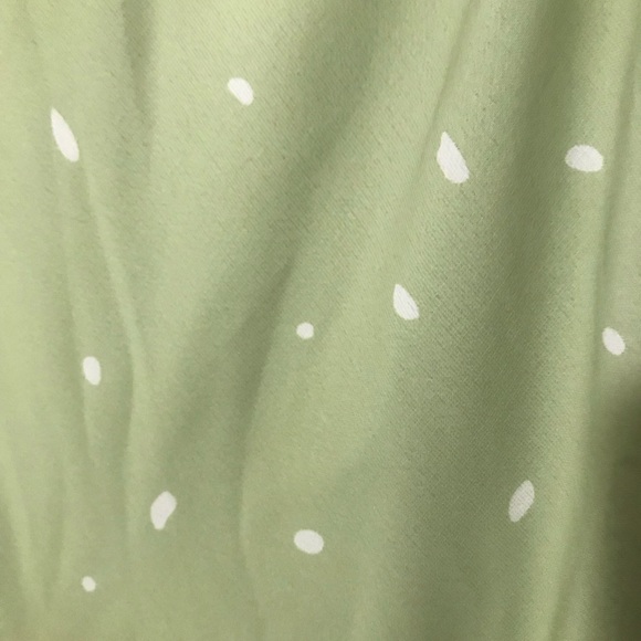 Princess Polly Slip y2k Style Dainty Feminine Mermaid Midi Skirt in Green Sz 0 - Picture 4 of 5